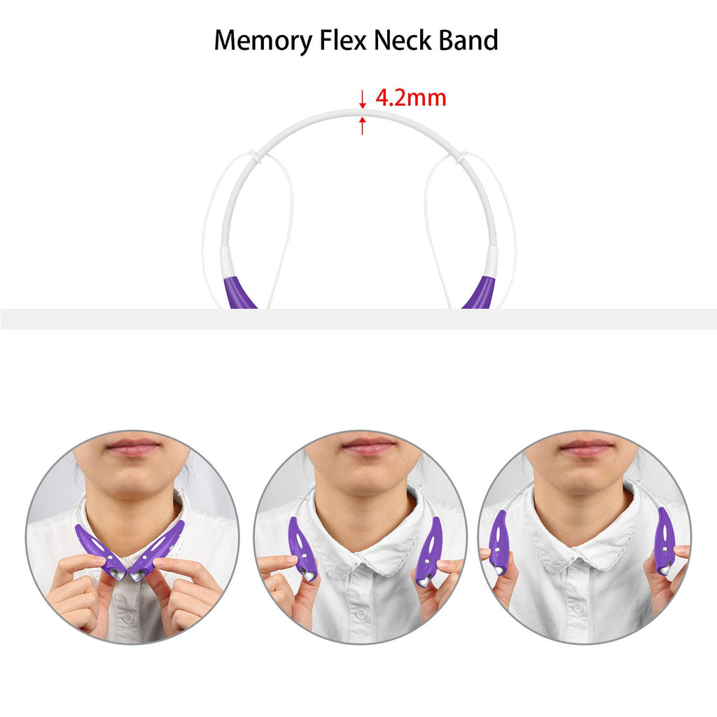 Wireless Neckband Headphones - IPX4 Waterproof Magnetic Sport Earbuds with Mic - Hippopotamus Barn