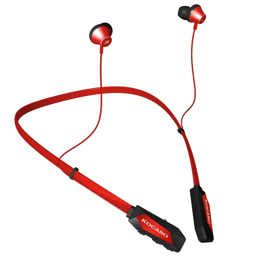 Wireless Neckband Headphones V4.2 - Magnetic Sweat - Proof Sport Earbuds 15Hr Battery - Hippopotamus Barn