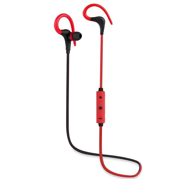 Wireless Sport Earbuds V4.1 - Sweat - Proof Noise Canceling with Ear Hooks & Case - Hippopotamus Barn