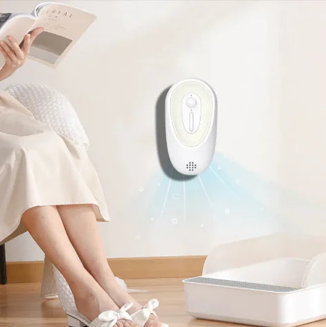 Pet Odor Eliminator for Litter Boxes | Smart Air Purifier & Sterilizer
